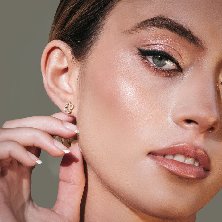 Allegra Ohrstecker Gold